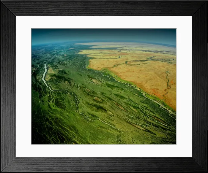 Framed Print : Channel country Framed Print : Channel country