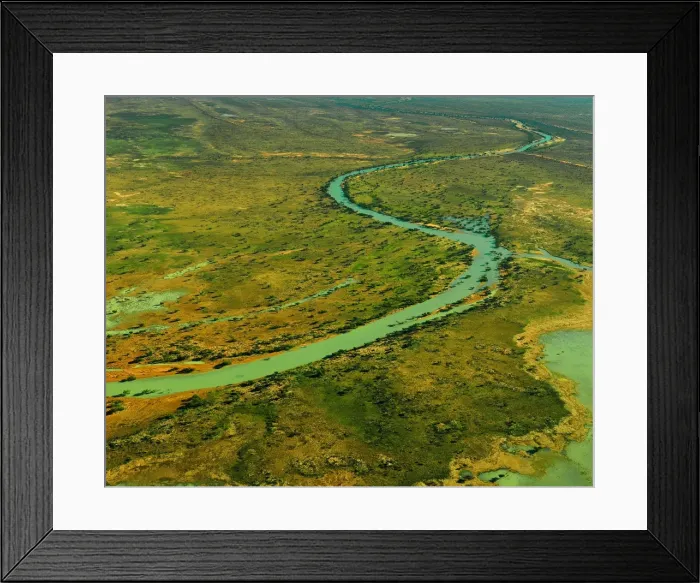 Framed Print : Channel country Framed Print : Channel country
