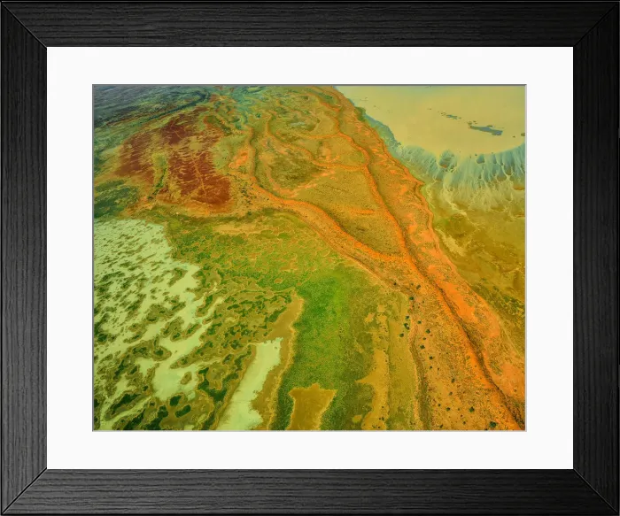 Framed Print : Aerial patterns Framed Print : Aerial patterns