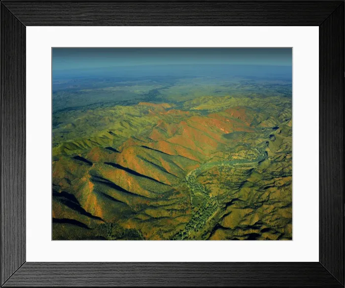 Framed Print : Arkaroola, in the Northern flinders Ranges is a colourful Framed Print : Arkaroola, in the Northern flinders Ranges is a colourful