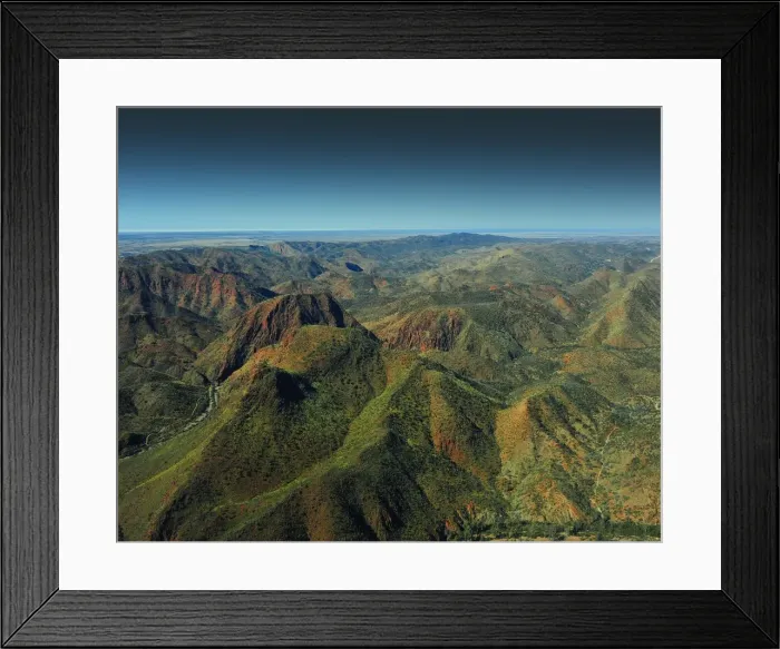 Framed Print : Arkaroola, in the Northern flinders Ranges is a colourful Framed Print : Arkaroola, in the Northern flinders Ranges is a colourful
