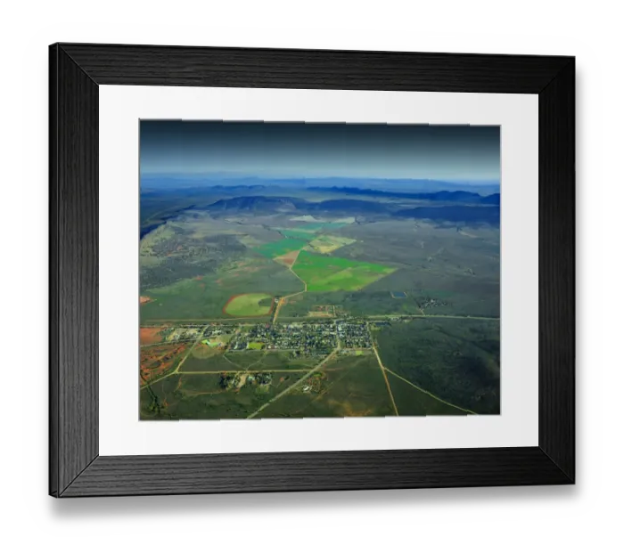 Framed Print : An Aerial view of the Australian outback, showing the vibrant colours of the Landscape Framed Print : An Aerial view of the Australian outback, showing the vibrant colours of the Landscape