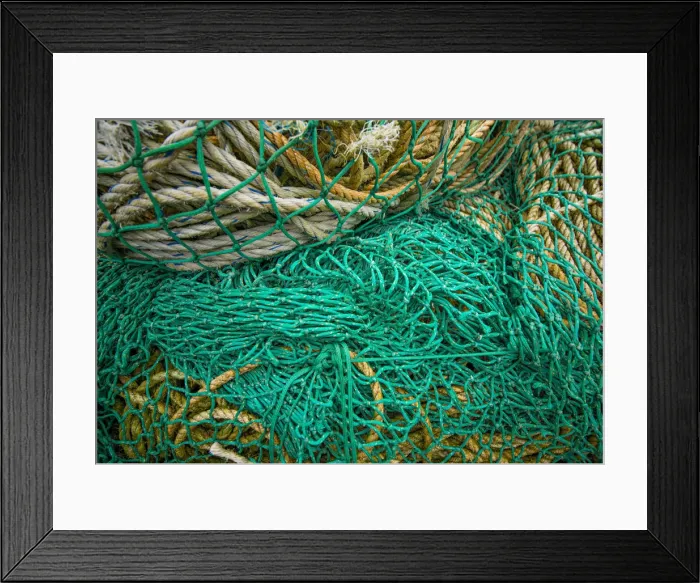 Framed Print : Trawler fishing chains and ropes, Shetland Island, Scotland Framed Print : Trawler fishing chains and ropes, Shetland Island, Scotland