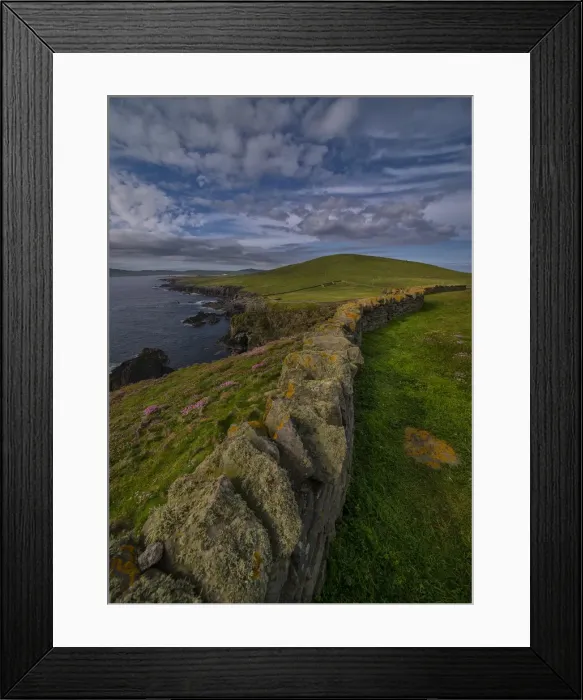 Framed Print : A coastline view, Shetland Island,s Scotland Framed Print : A coastline view, Shetland Island,s Scotland