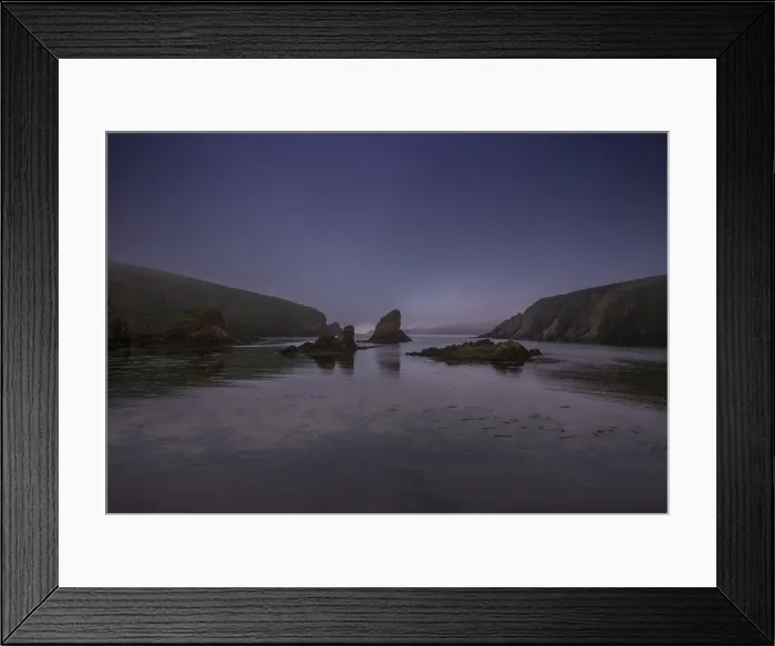 Framed Print : Misty coastline near Spiggy head, Shetland Islands, Scotland Framed Print : Misty coastline near Spiggy head, Shetland Islands, Scotland