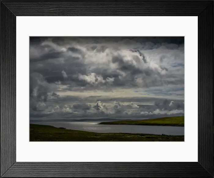 Framed Print : Coastal view, Shetland Islands, Scotland Framed Print : Coastal view, Shetland Islands, Scotland