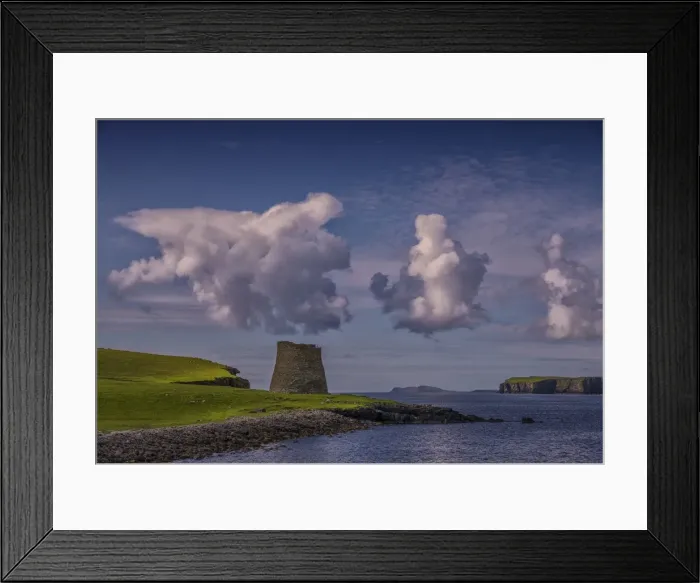 Framed Print : Broch of Mousa, Shetland Islands, Scotland Framed Print : Broch of Mousa, Shetland Islands, Scotland