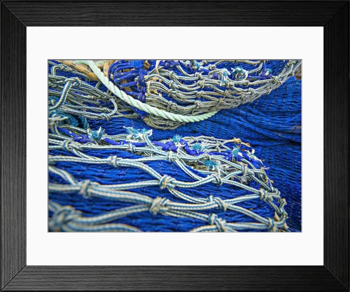 Framed Print : Trawler fishing chains and ropes, Shetland Island, Scotland Framed Print : Trawler fishing chains and ropes, Shetland Island, Scotland
