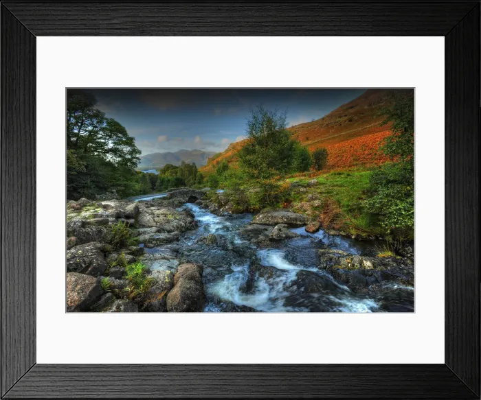 Framed Print : Ashness Bridge Derwent Water Lake district England Framed Print : Ashness Bridge Derwent Water Lake district England