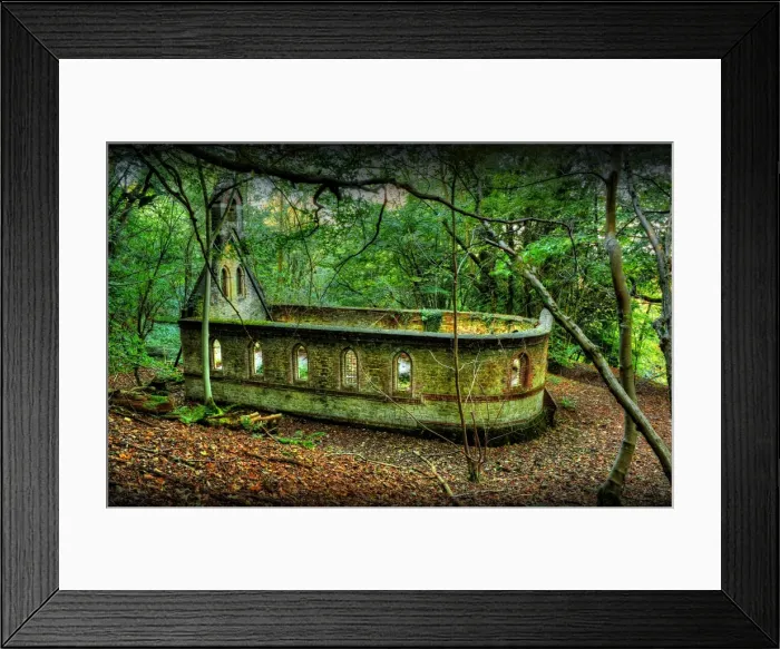 Framed Print : Abandoned church Framed Print : Abandoned church