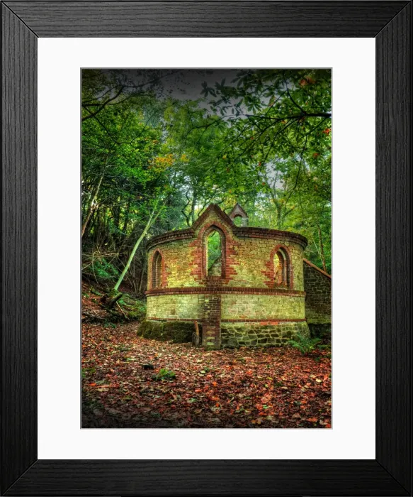 Framed Print : Abandoned church