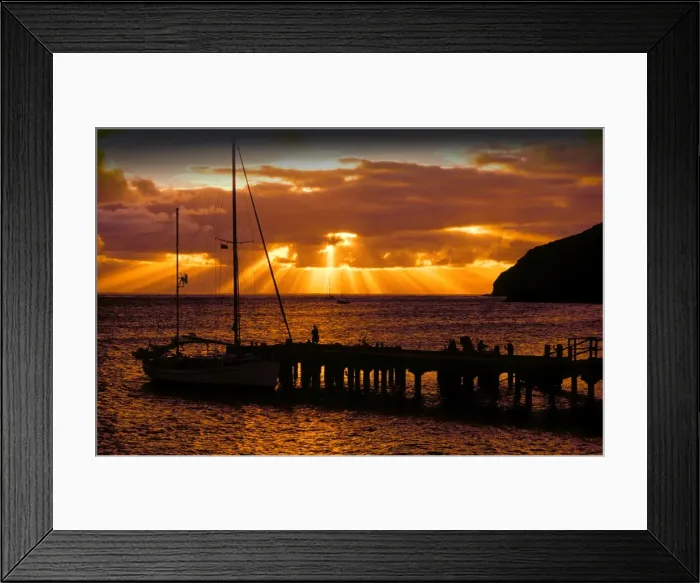 Framed Print : Lord Howe Island Sunset