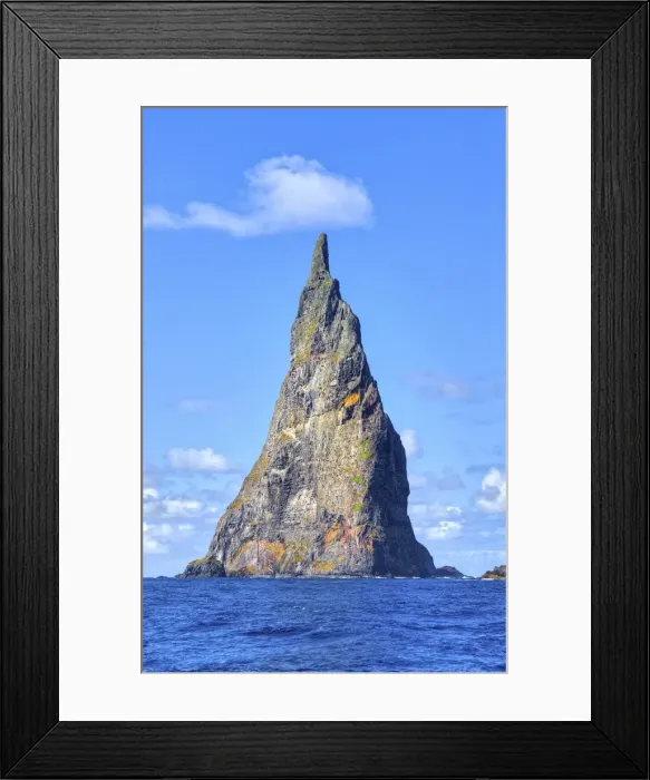 Framed Print : Balls Pyramid Lord Howe Island