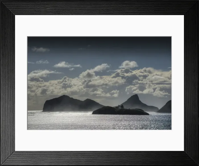 Framed Print : Lord Howe Island lagoon view Framed Print : Lord Howe Island lagoon view