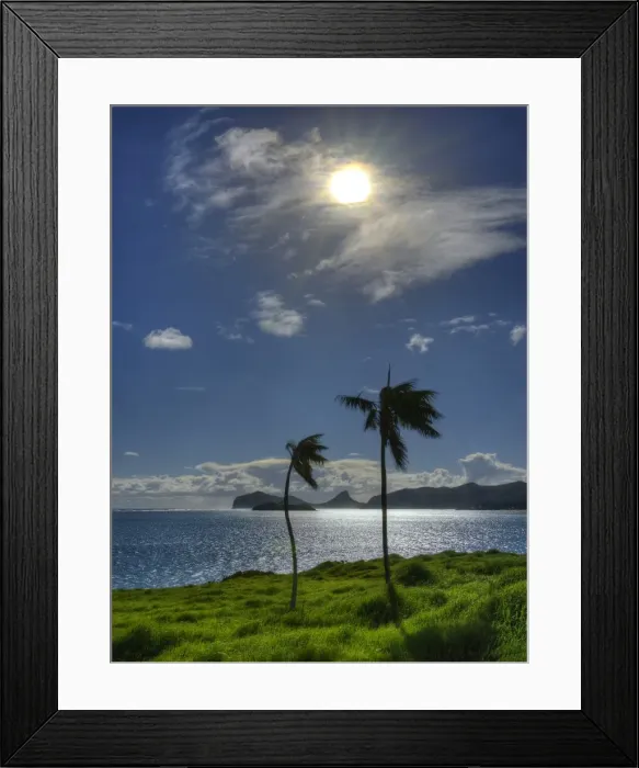 Framed Print : Lagoon view Lord Howe Island Framed Print : Lagoon view Lord Howe Island