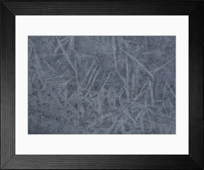 Framed Print : Ice Crystals
