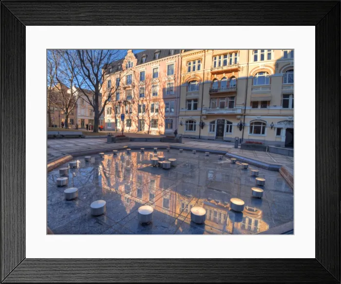 Framed Print : Street Reflections