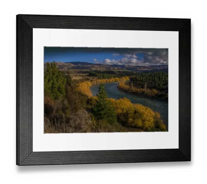 Framed Print : Clutha river view