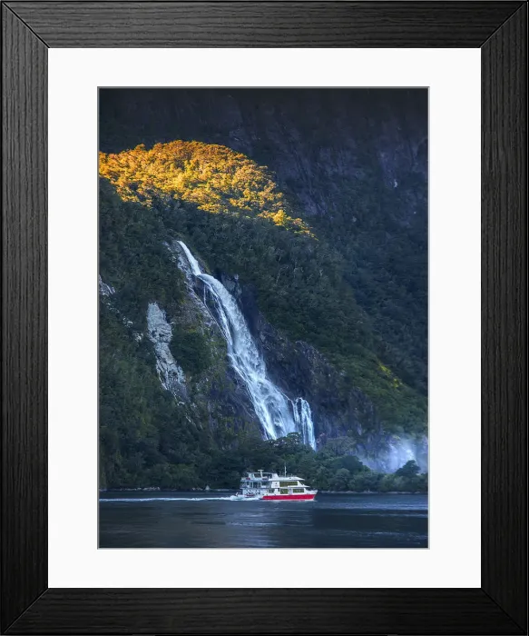 Framed Print : Bowen Falls