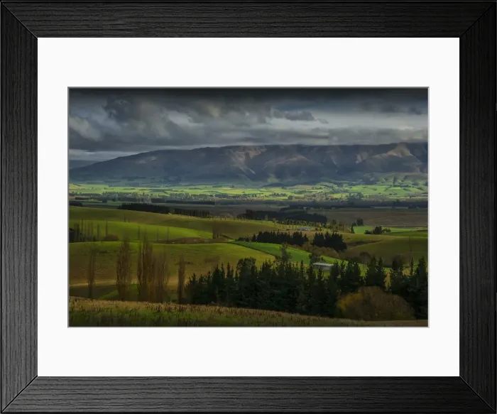 Framed Print : Autumn Waimakariri Valley