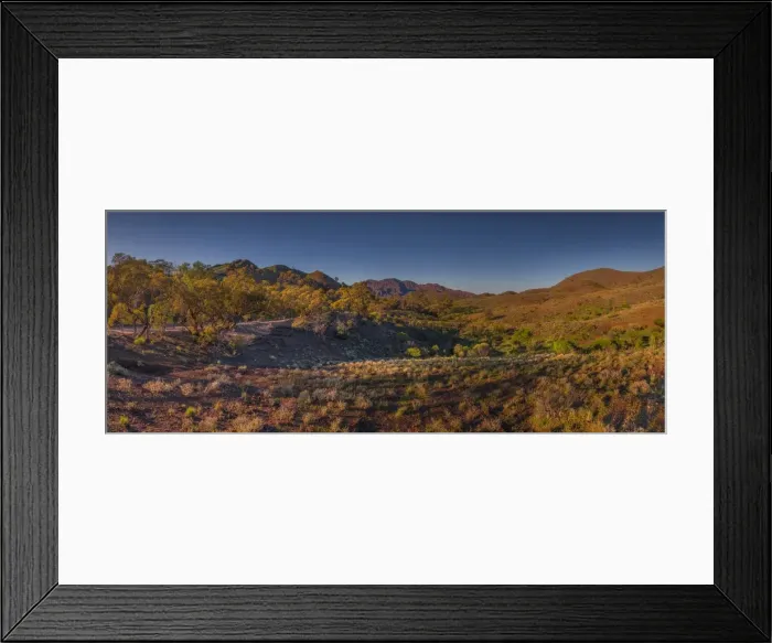 Framed Print : Glass Range panorama Framed Print : Glass Range panorama