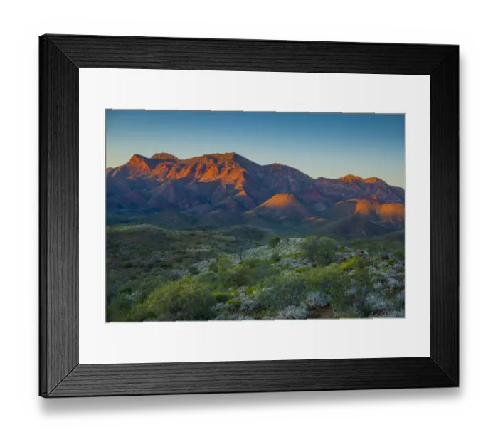 Framed Print : Glass Range Dawn Framed Print : Glass Range Dawn
