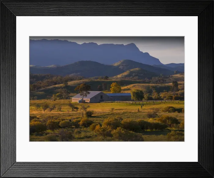 Framed Print : Rawnsley range dusk Framed Print : Rawnsley range dusk