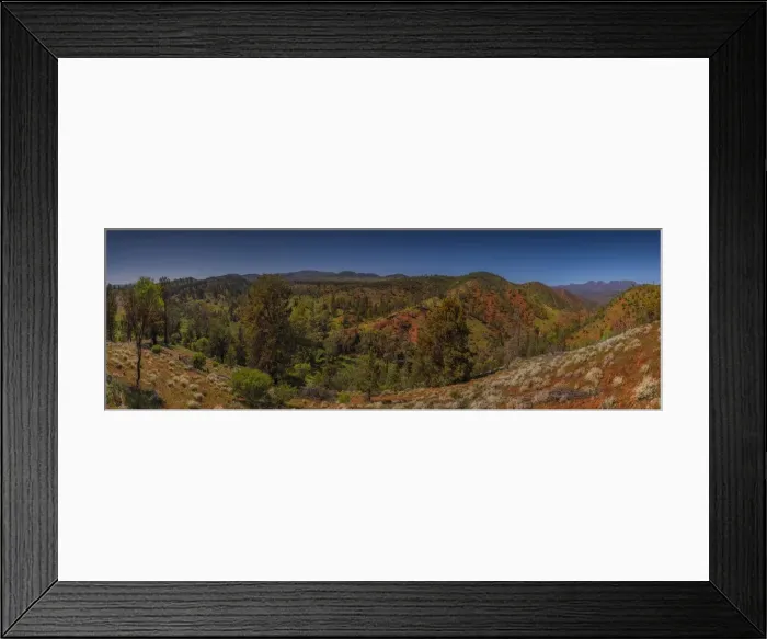 Framed Print : Bunyeroo landscape