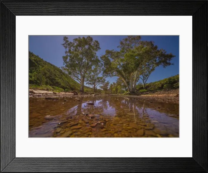 Framed Print : Brachina Gorge reflections