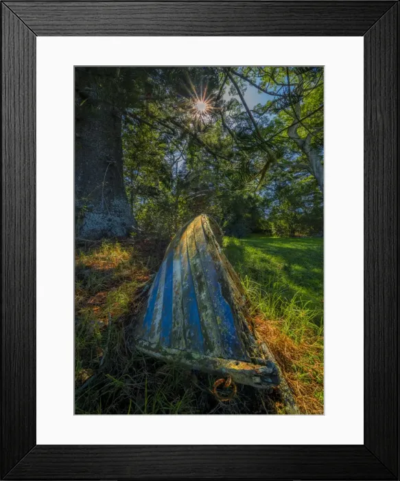 Framed Print : Old Lighter boat