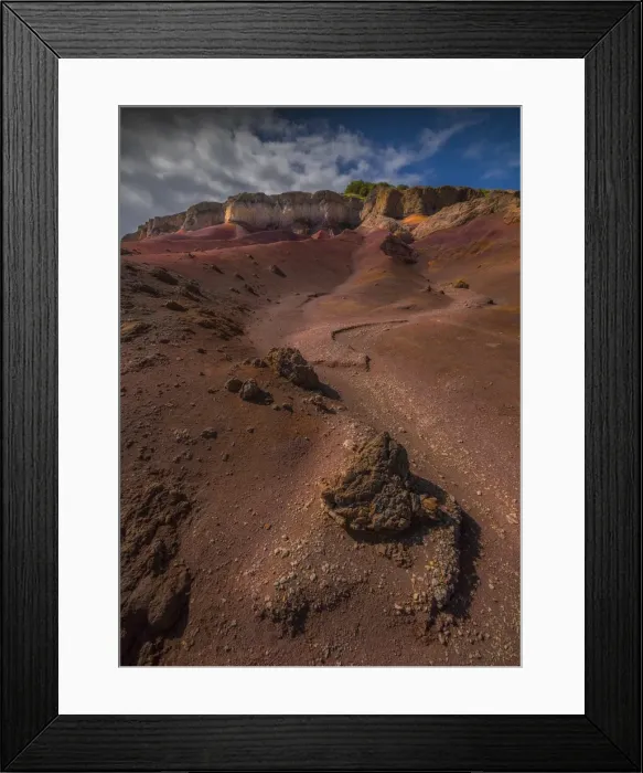 Framed Print : Phillip Island erosion