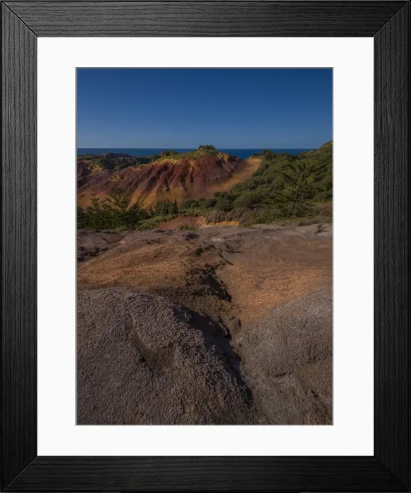 Framed Print : Erosion on Phillip Island Framed Print : Erosion on Phillip Island
