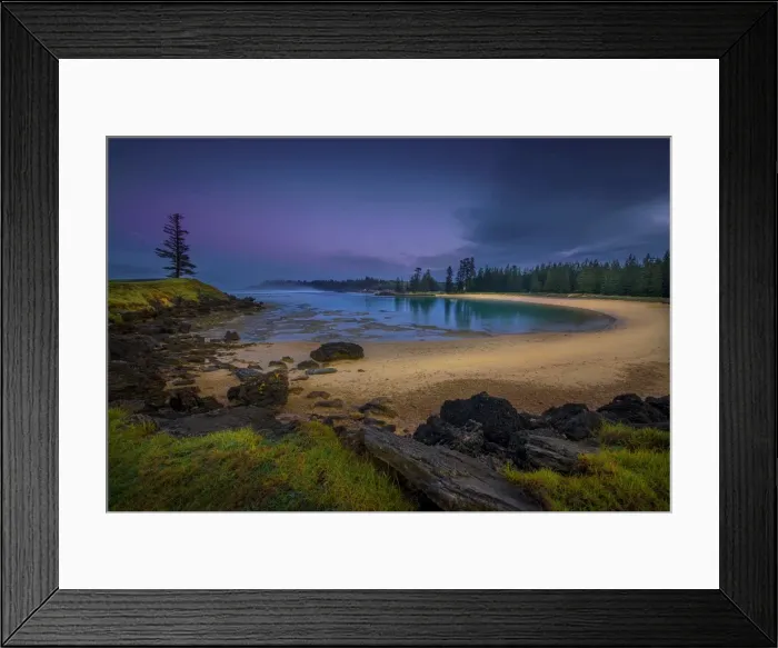 Framed Print : Emily bay dawn Framed Print : Emily bay dawn