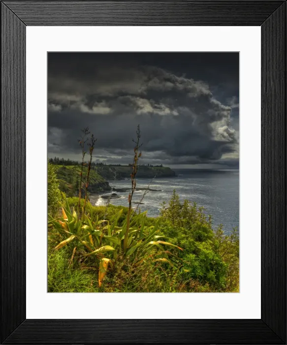 Framed Print : Duncombe Bay Storm cloud Framed Print : Duncombe Bay Storm cloud