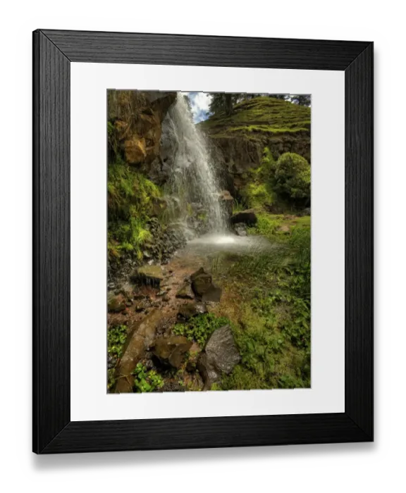 Framed Print : Cockpit waterfall detail Framed Print : Cockpit waterfall detail