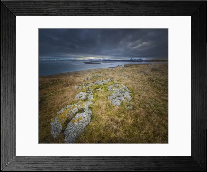 Framed Print : Coastline near Hvitserkur Framed Print : Coastline near Hvitserkur