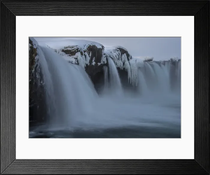 Framed Print : Godafoss flow