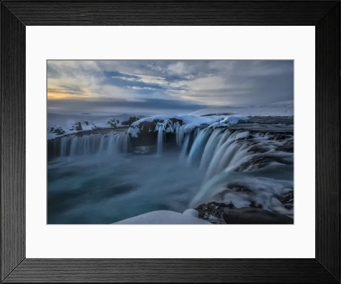 Framed Print : Godafoss Waterfall Framed Print : Godafoss Waterfall
