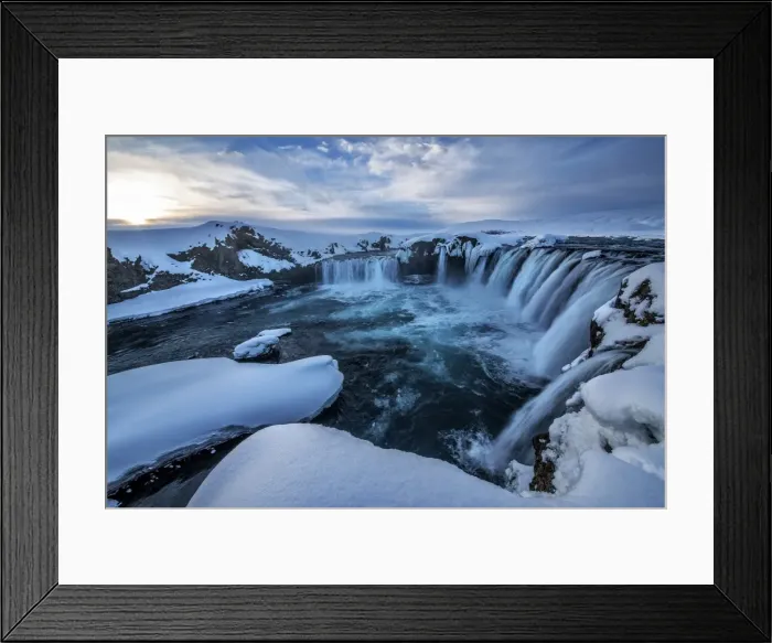 Framed Print : Godafoss Waterfalls