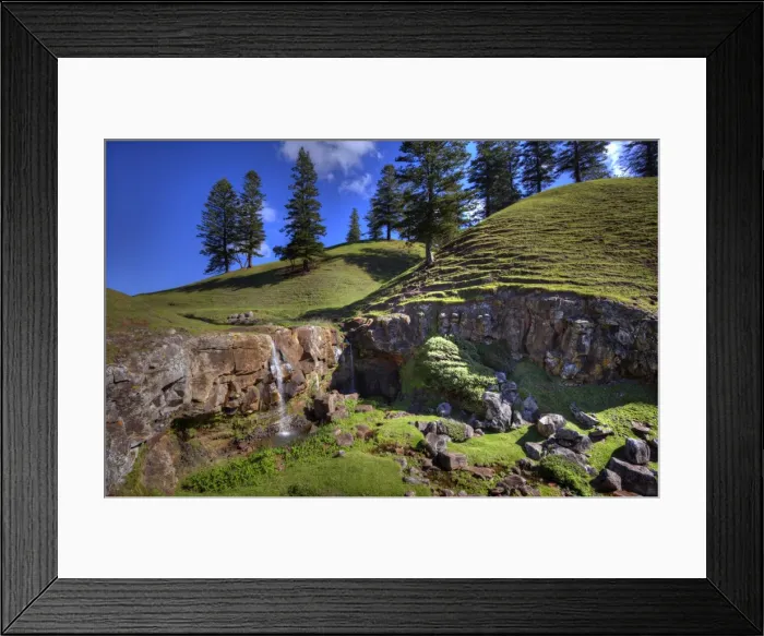 Framed Print : A view of Cockpit waterfall Framed Print : A view of Cockpit waterfall