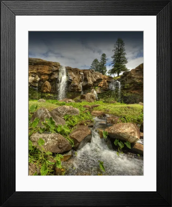 Framed Print : Cockpit Waterfall