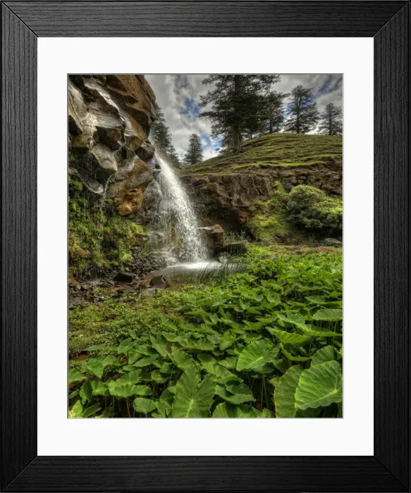 Framed Print : Upper Cockpit falls