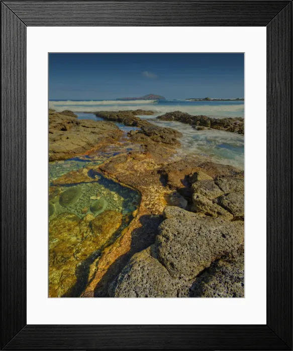 Framed Print : Low tide and foreshore Cresswell bay Framed Print : Low tide and foreshore Cresswell bay