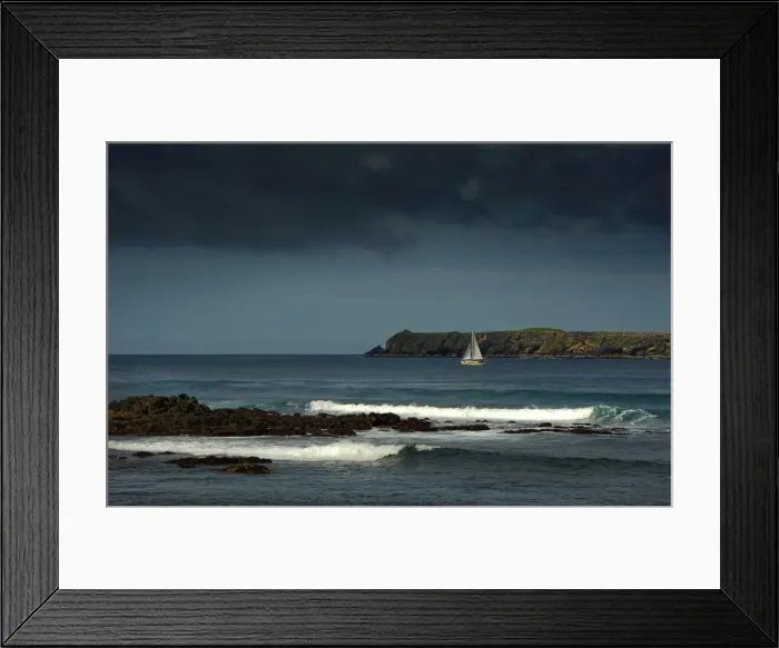 Framed Print : Looking towards Nepean Island from Cresswell Bay Framed Print : Looking towards Nepean Island from Cresswell Bay