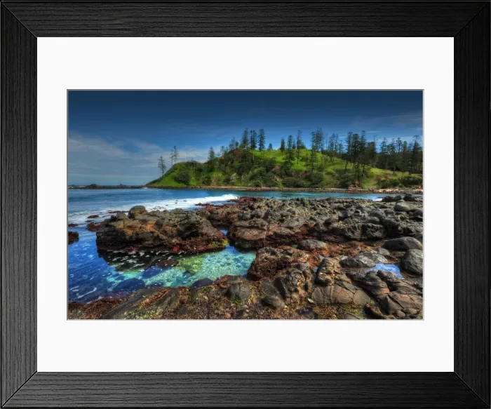 Framed Print : Cresswell Bay scenic Framed Print : Cresswell Bay scenic