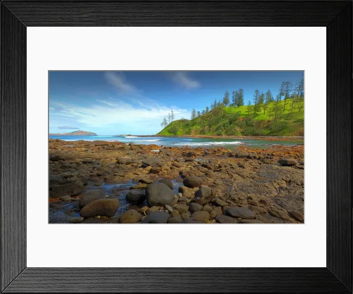 Framed Print : Cresswell bay