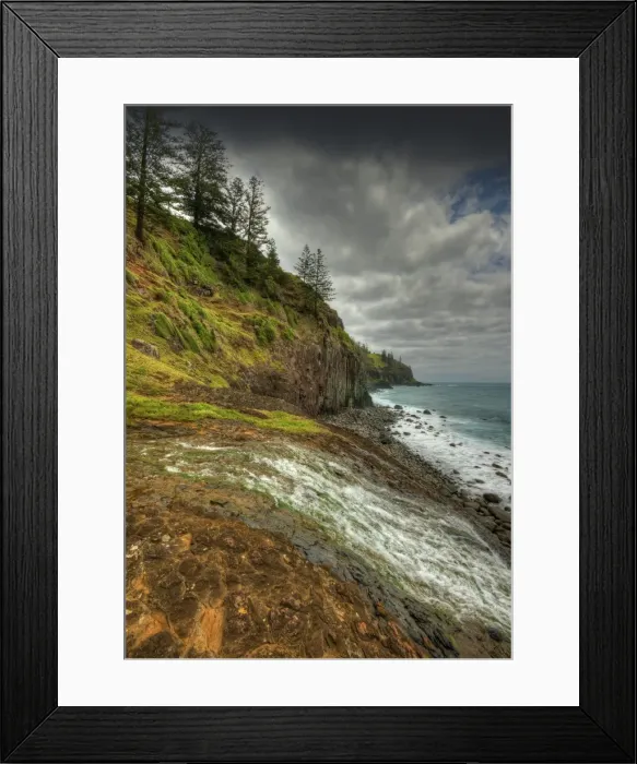 Framed Print : Cockpit Waterfall