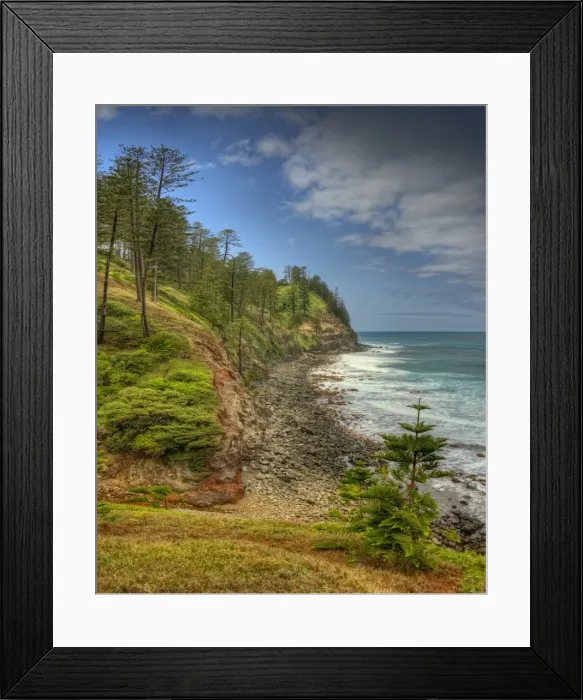 Framed Print : Coastline near Cemetery Bay Framed Print : Coastline near Cemetery Bay