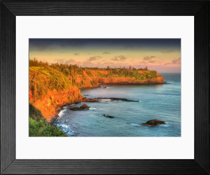 Framed Print : Coastal sunset Framed Print : Coastal sunset