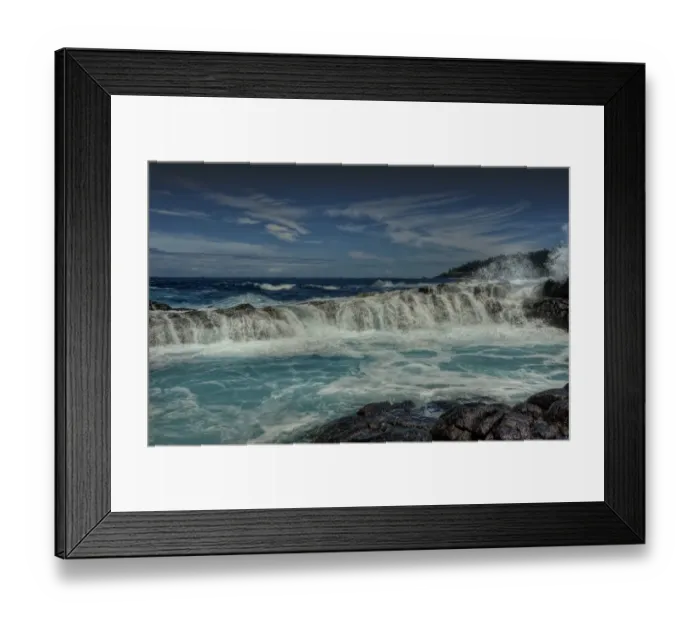 Framed Print : The Cascade pool